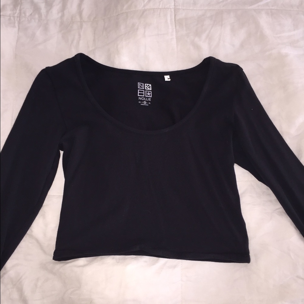 Pacsun long sleeve crop top