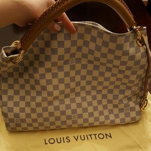 Authentic Louis Vuitton Artsy MM Damier Azur Canva