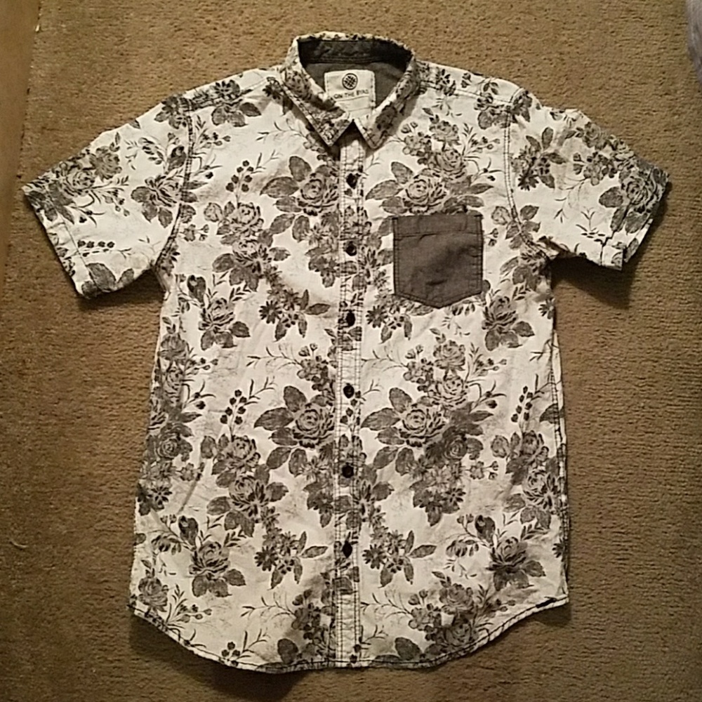 On the byas button up