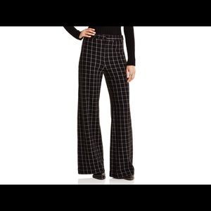 Free People wide leg window pane pants