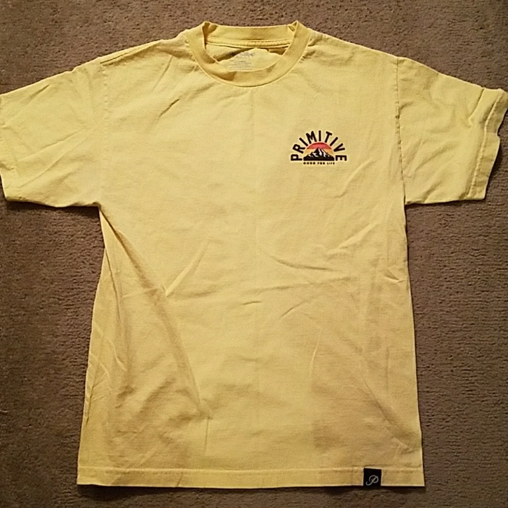 Primitive light yellow shirt
