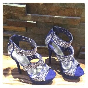 Sky high heels! Matches my Bebe dress listed!