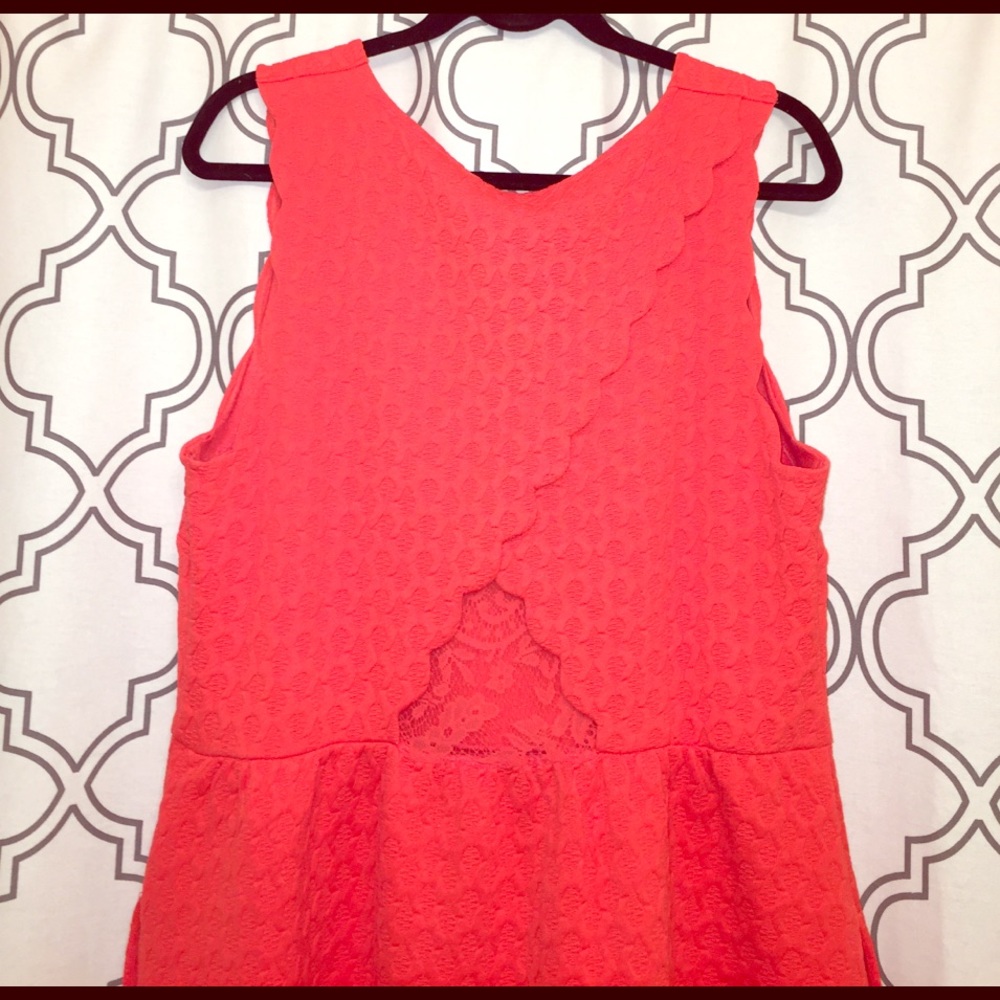 Maeve by Anthropologie Lace Peekaboo back Dress XL