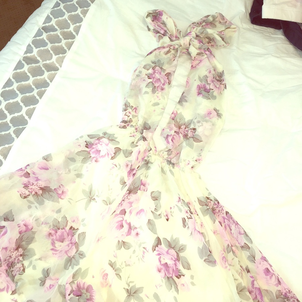 Lilac Floral Playsuit