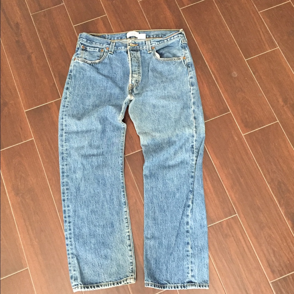 Levi's 501 men's straight leg jeans blue 36/29