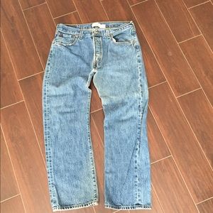 Levi's 501 men's straight leg jeans blue 36/29