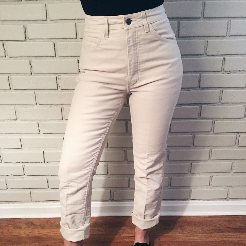 Vintage Suede High Waisted Denim