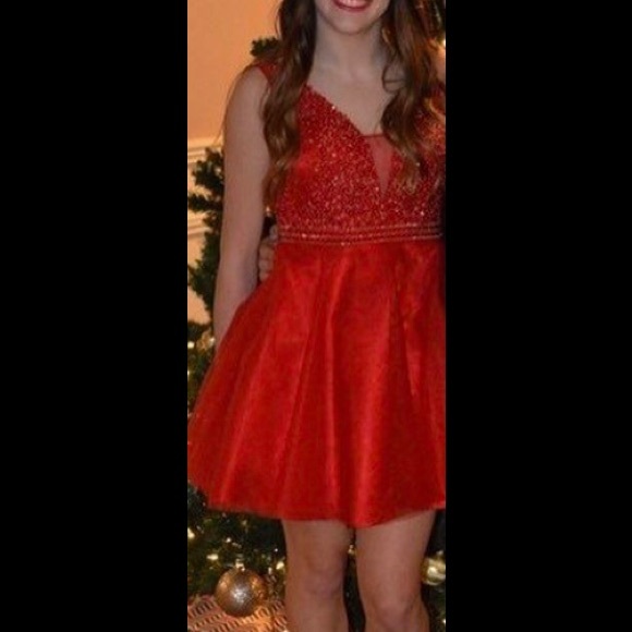 Red Formal Dress - Picture 3 of 3