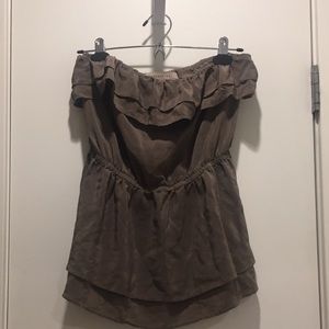 Forever 21 Flowy strapless top