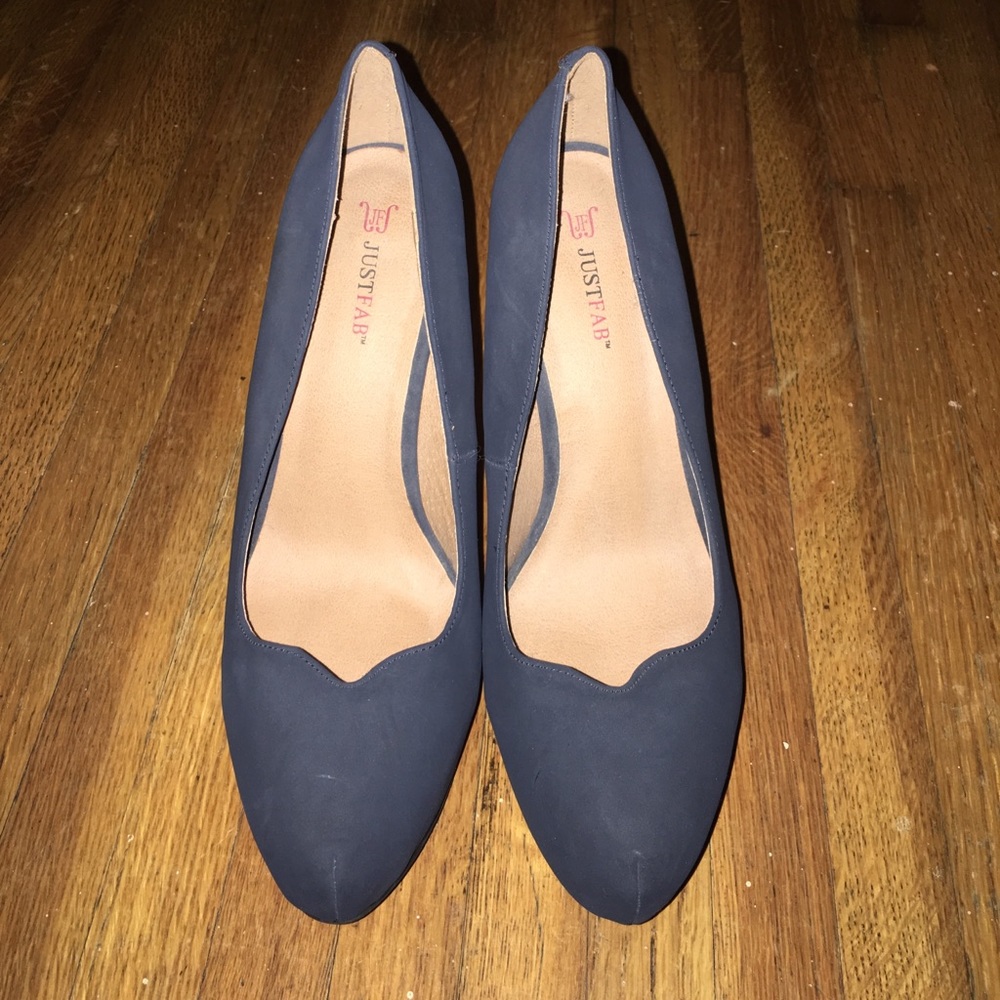 JustFab Navy Blue Heels