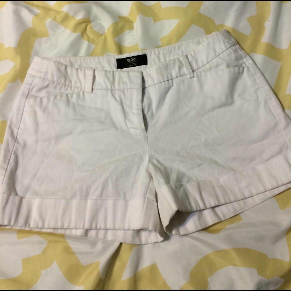 Ladies white shorts