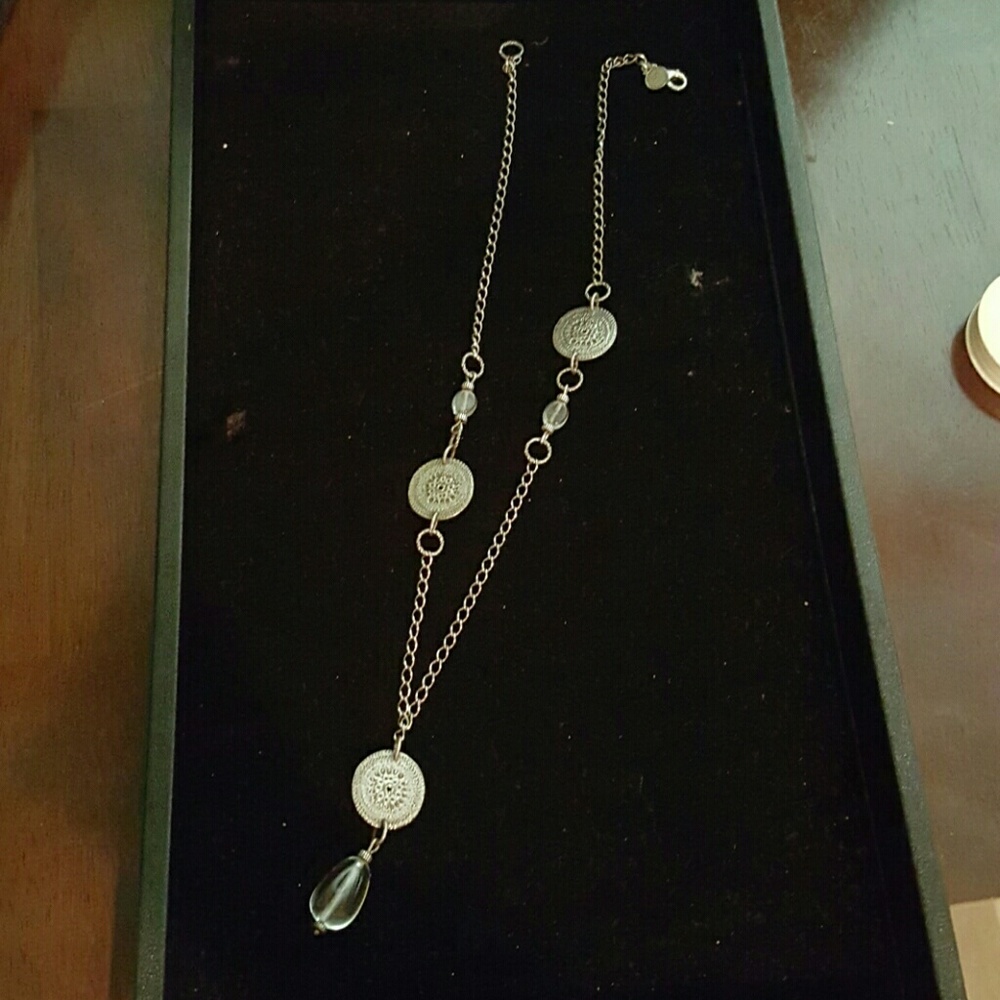 Silpada Sterling Silver and crystal necklace