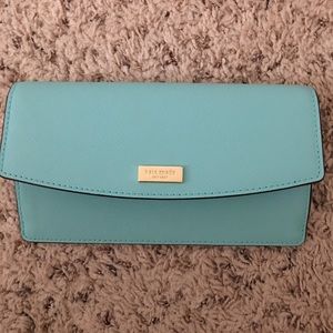 Kate Spade light blue Wallet NWT