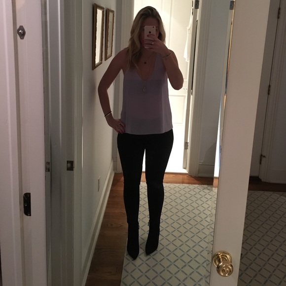 LF millau lavender bow tie top, S - Picture 4 of 5