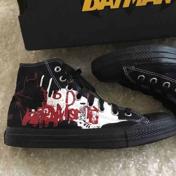 New W/ Box Batman Converse All Star High Tops - Picture 3 of 5