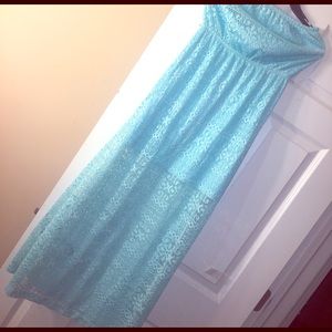Aqua summer dress