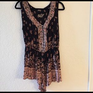 Urban outfitters flower romper