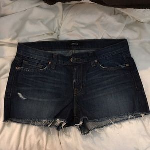 J brand cut off shorts