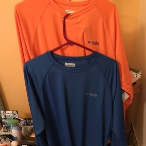 Men's Columbia long sleeves