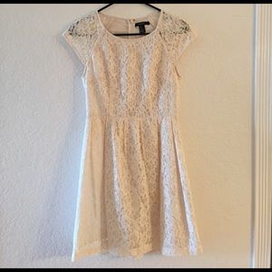 Forever 21 Ivory lace dress