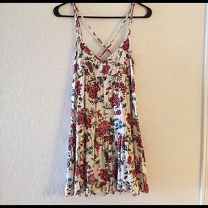 American Eagle strappy flower dress