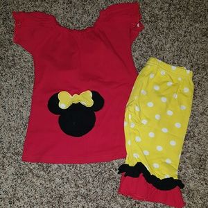 Minnie mouse boutique outfit