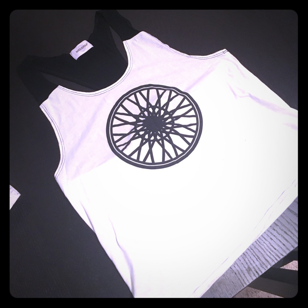 SOULCYCLE mesh racerback tank top - Large
