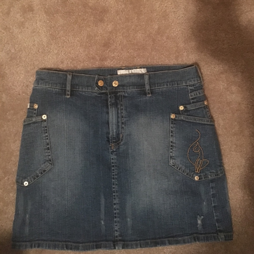 Baby Phat Denim Mini Skirt