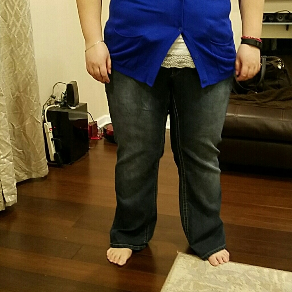 6 pocket medium wash Jeans