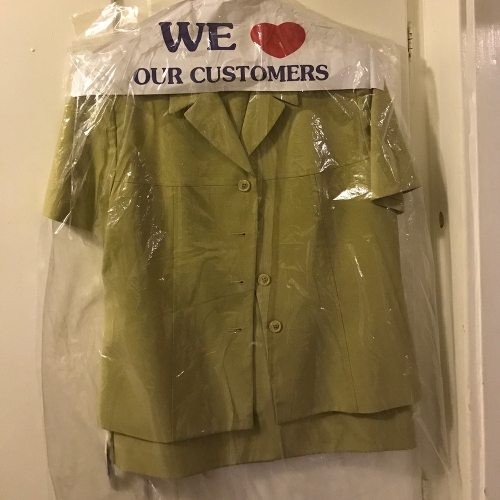 2 piece skirt suit