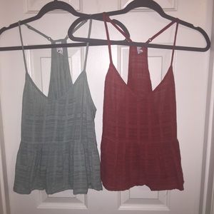 Flowy tank tops