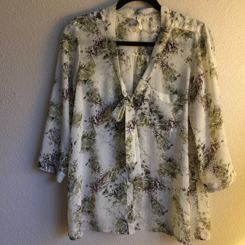 Nordstrom - Frenchi Printed Blouse
