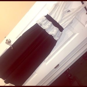 Black and white jumpsuit