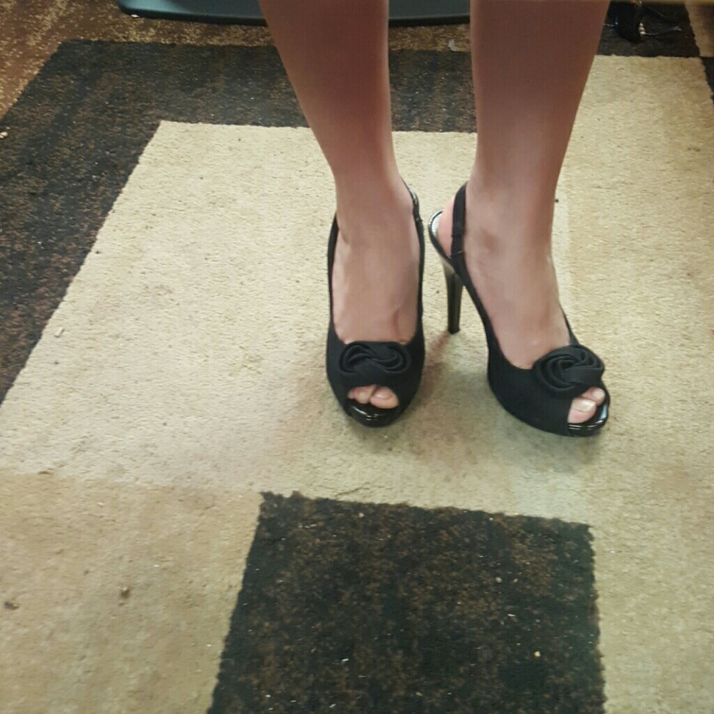 Black heels