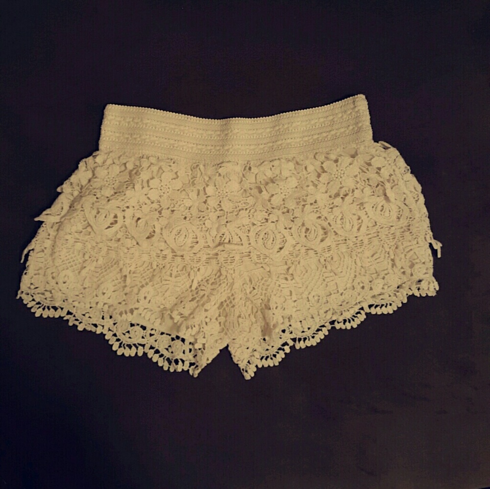 Lace shorts!