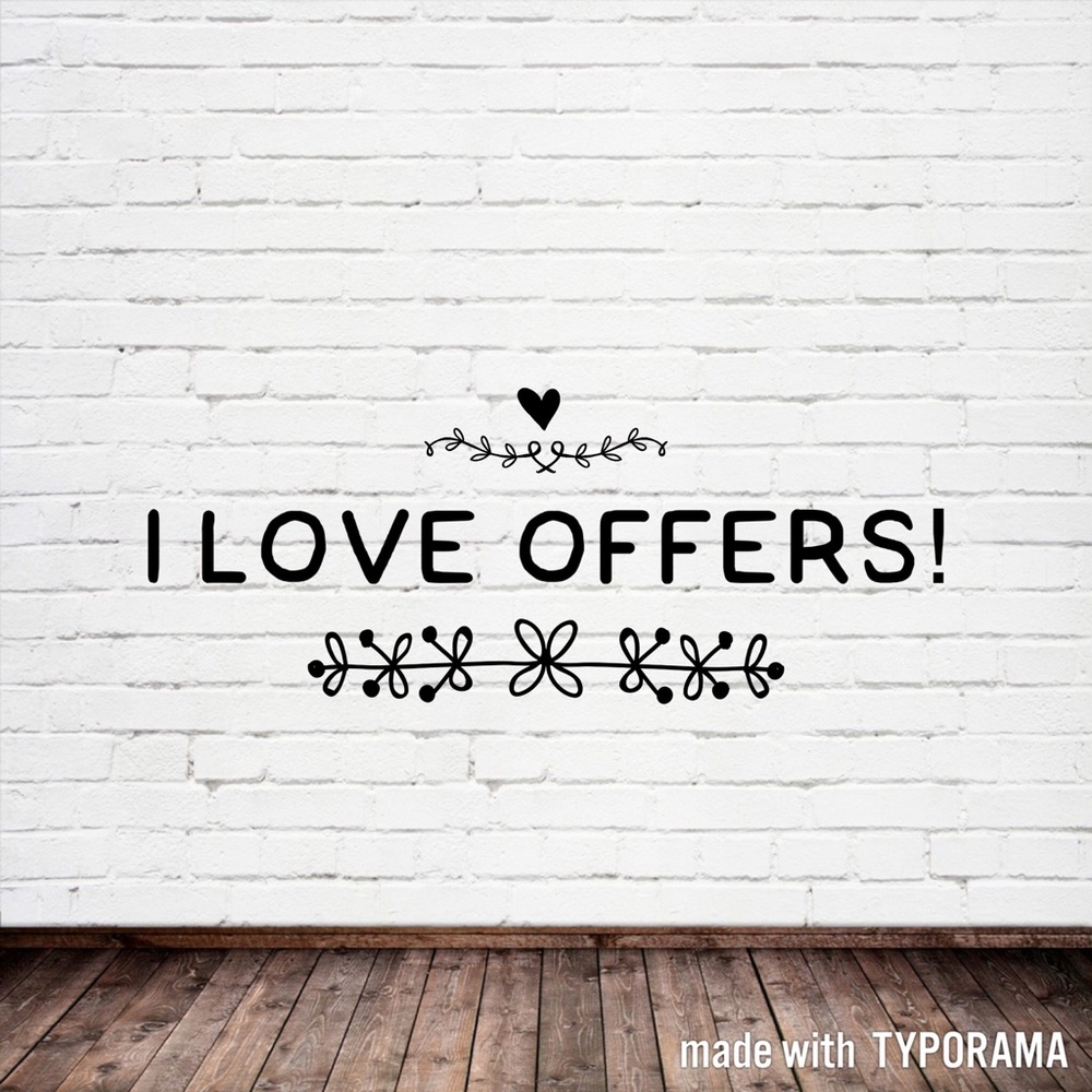 Please Make Me an Offer!