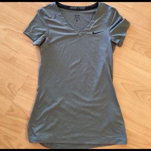 Nike Pro V neck top
