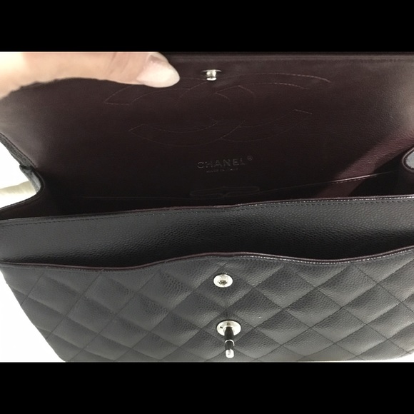 Chanel caviar jumbo w silver hardware - Picture 2 of 4