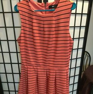 Spring time Mid length flare skater style dress