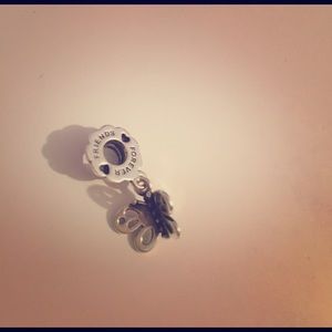 Silver friends forever pandora charm