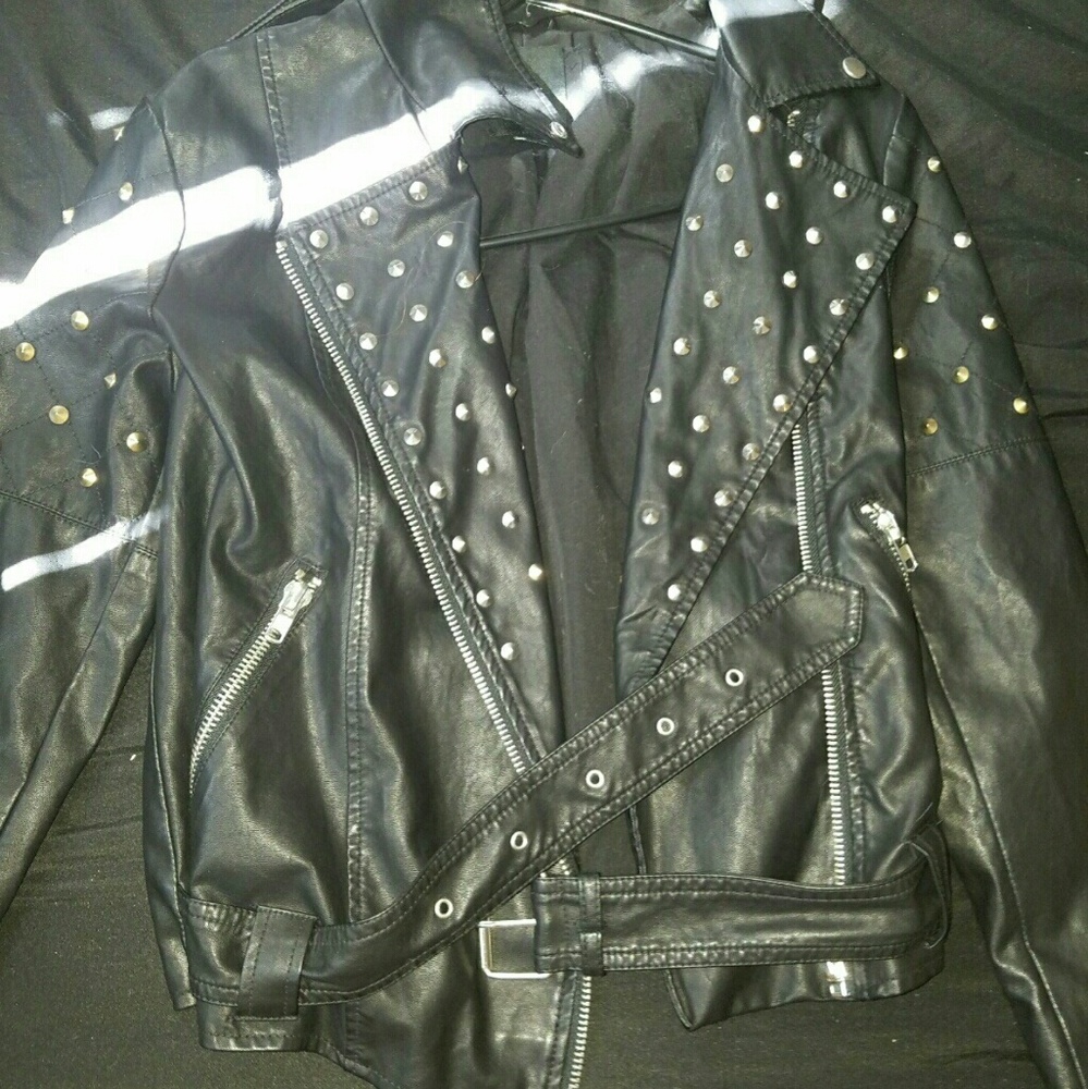 Leather Studded Jacket