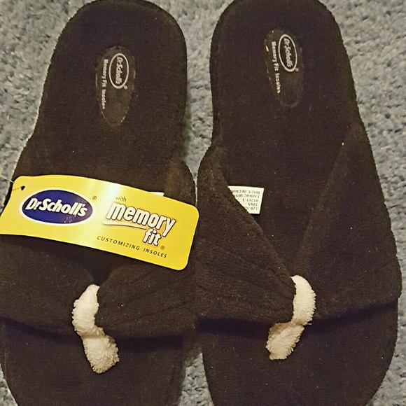 dr scholl's memory foam slippers