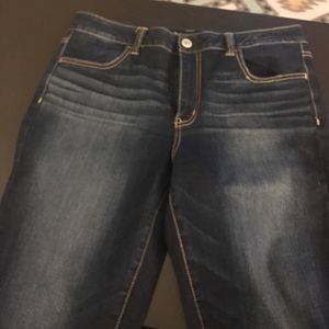 American Eagle skinny dark jeans, size 14 short