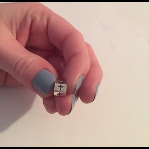 Heart plus anchor pandora charm