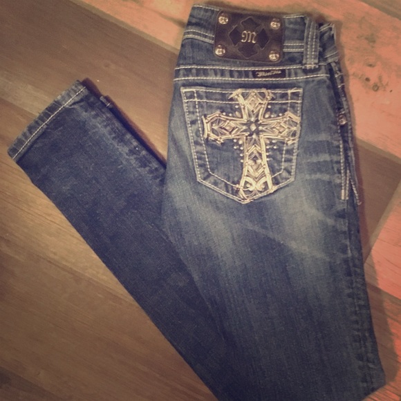 Miss Me Skinny Jeans, Sz 25 - Picture 2 of 4