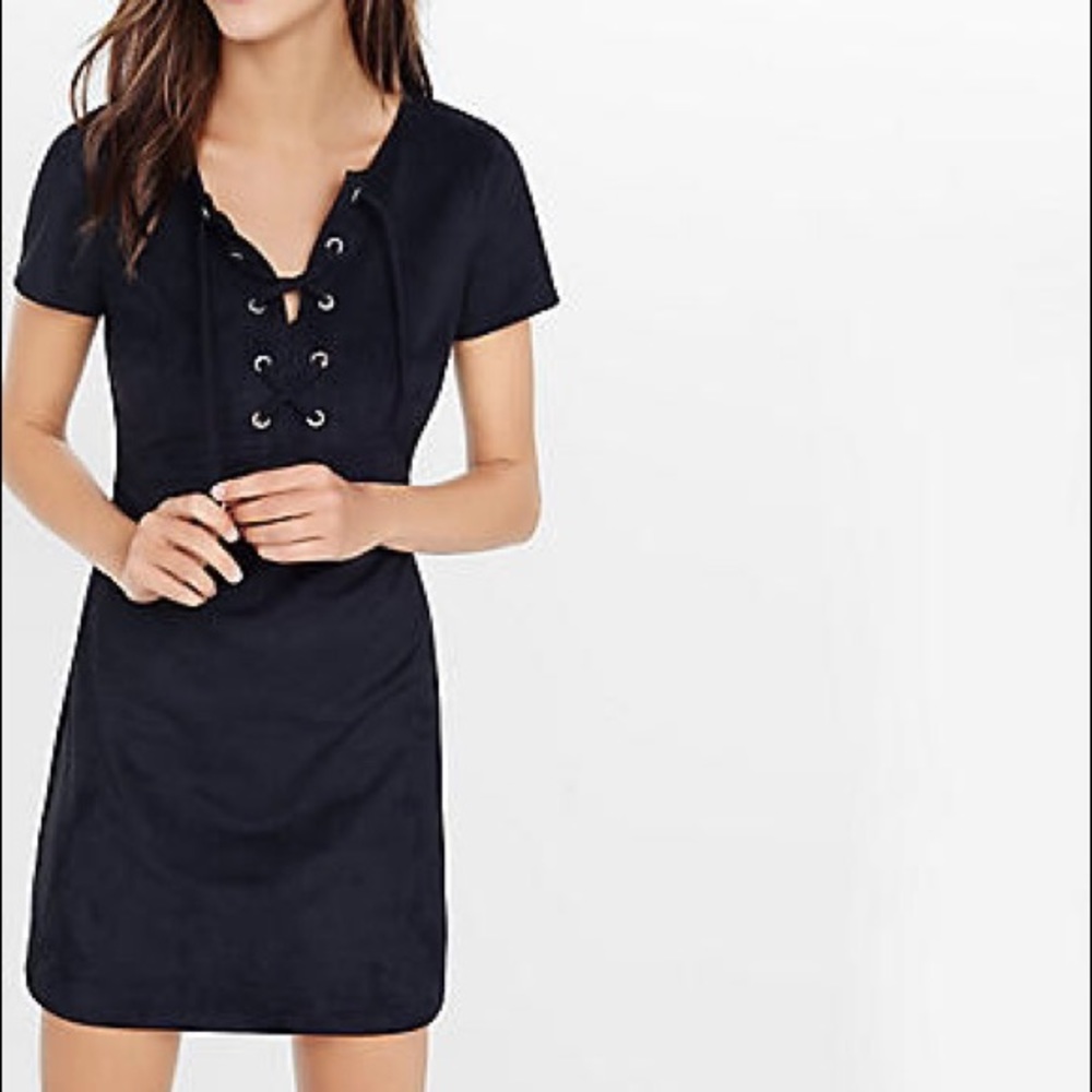 Suede express dress👌🏼NWOT!