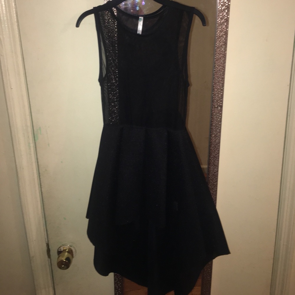 Mesh Short Ruffle Dress - Picture 4 of 5
