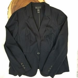 Lane Byant Plus Black Stretch Blazer Jacket