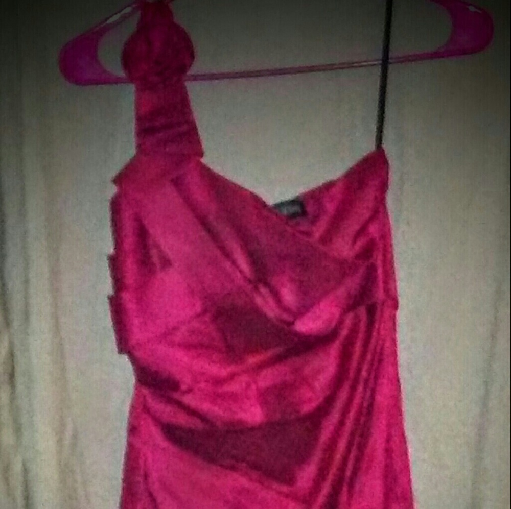 Dark pink Prom dress