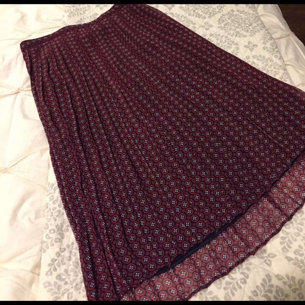 Banana Republic pleated skirt